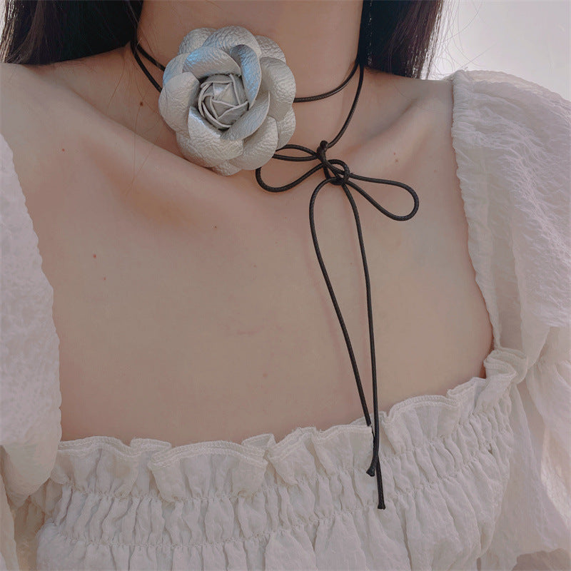 Fashion Flower Sweet Elegance Simple French Necklaces