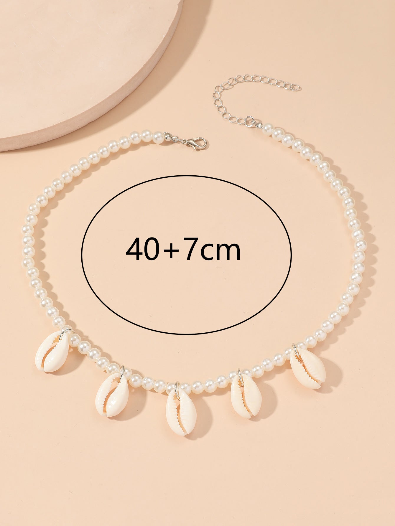 Women's Fashion Shell Tassel Pendant Pearl Jewelry Necklaces